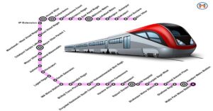 Delhi Metro Pink Line Route 2025